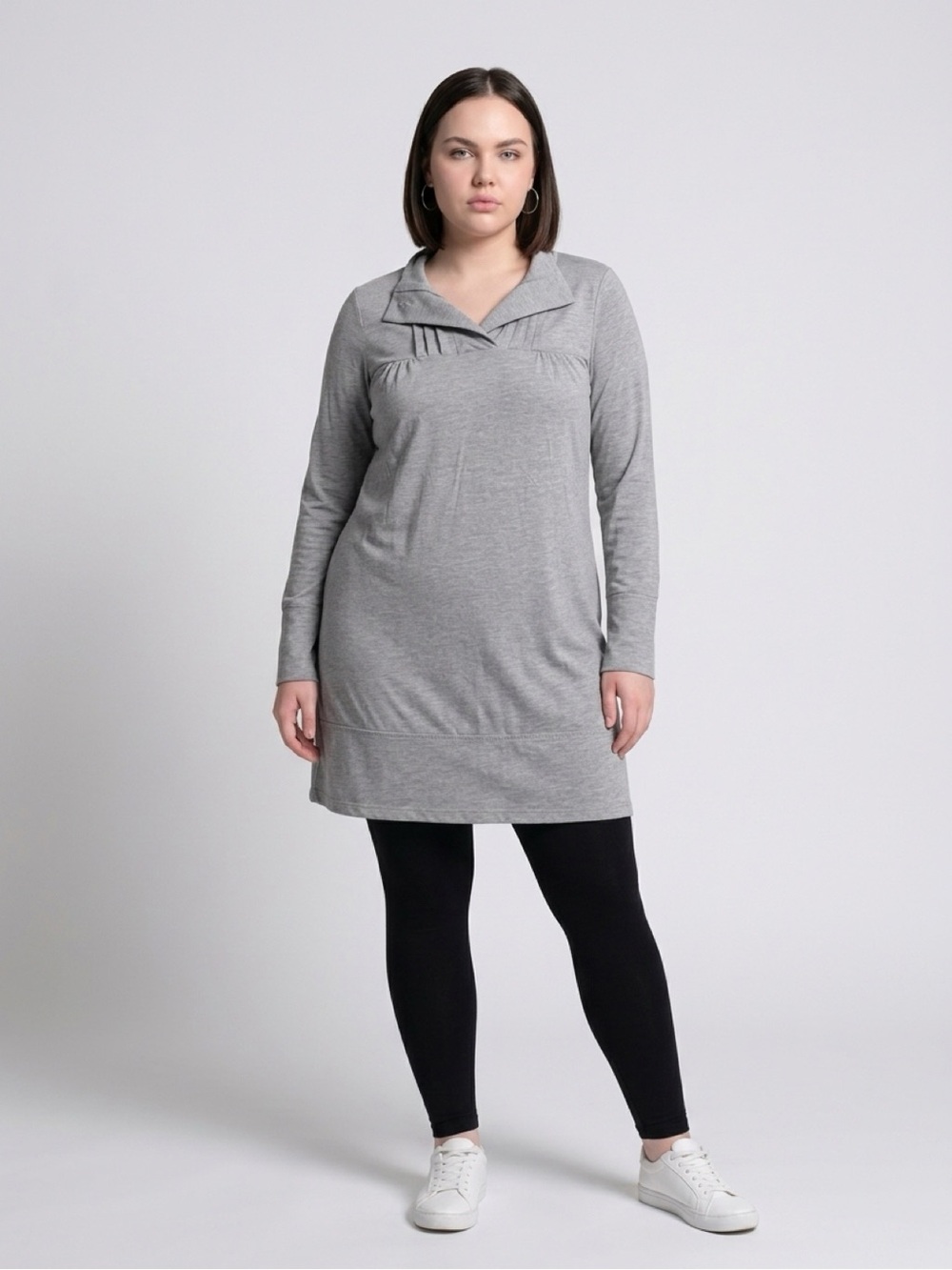 mark. Heather Gray Pullover Top Y2K